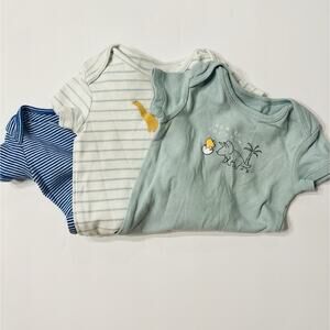 Lot of (3) Baby One Piece's 6 Months Carter Boys  Dinosaur